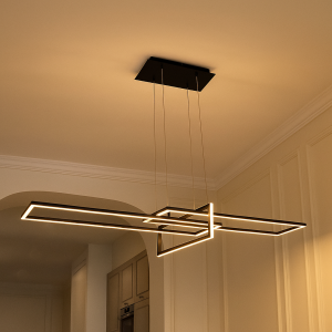 Modern fönsterlampa svart, Alessandro