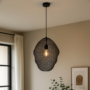 Design fönsterlampa svart, Sep
