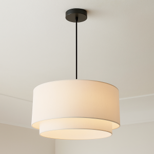 Modern fönsterlampa beige, Scarlet