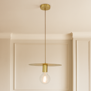 Design fönsterlampa mässing, Sienna