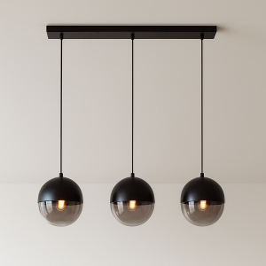 Design fönsterlampa svart, Nalini