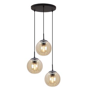 Retro fönsterlampa bärnstensfärgad, Rifka