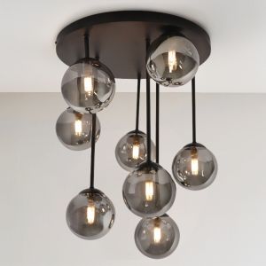 Design taklampa grå, Stacy