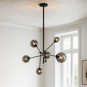 Design fönsterlampa grå, Kaily