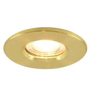 Modern infälld spotlight badrum mässing, Jule, IP65