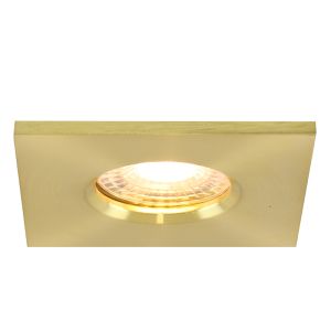 Modern infälld spotlight badrum mässing, Jule, IP65