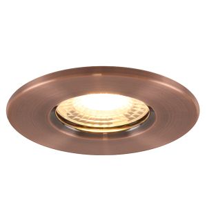 Modern infälld spotlight badrum koppar, Jule, IP65