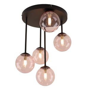 Design taklampa rosa, Stacy