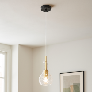 Design fönsterlampa transparent, Danny