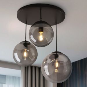 Design taklampa svart, Dolf