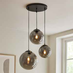 Design fönsterlampa svart, Dolf