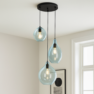 Design fönsterlampa blå, Cees