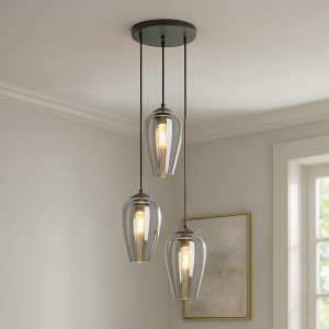 Design fönsterlampa grå, Andy