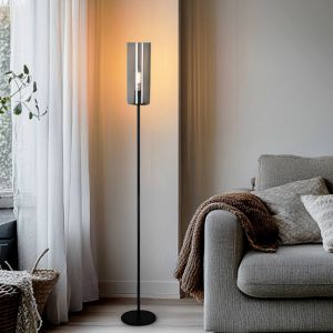 Modern golvlampa grå, Gaya, med brytare