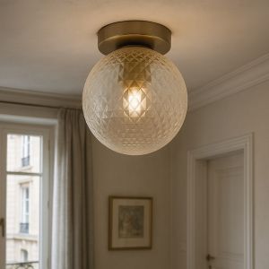 Retro taklampa transparent, Johnson