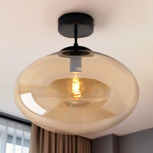 Design taklampa bärnstensfärgad, Kimi