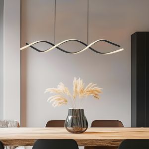 Design fönsterlampa svart, Kuno, 45W, 3000K LED, 3 stegs dimmer
