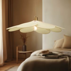 Rustik fönsterlampa krämfärgad, Nena