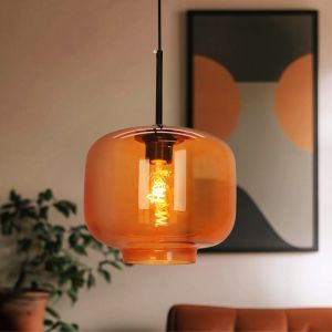 Retro fönsterlampa brun, Anniek