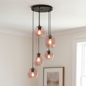Modern fönsterlampa rosa, Caia