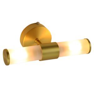 Modern badrumslampa vägg guld, Callum, IP44