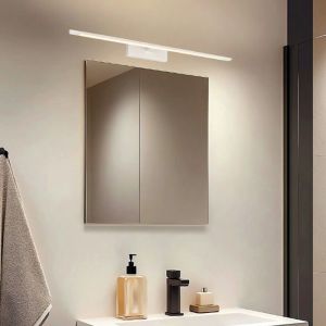 Modern spegelbelysning vit, Steffy, 8W, 3000K LED, IP44