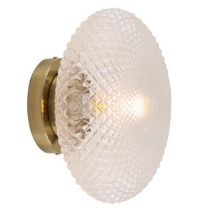 Retro vägglampa mässing, Valesca