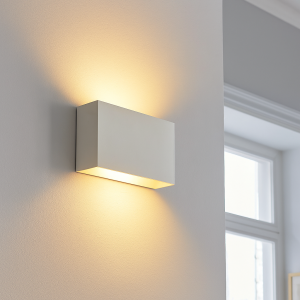 Modern vägglampa vit, Perry