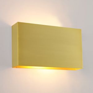 Modern vägglampa mässing, Perry