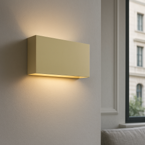 Modern vägglampa beige, Perry