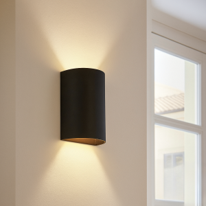 Modern vägglampa svart, Perry