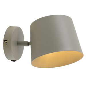 Modern väggspotlight grön, Rinke, med brytare