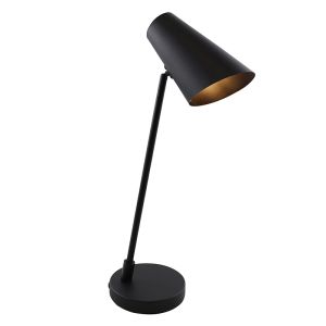 Modern bordslampa svart, Taro, med brytare