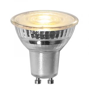 3-stegs dimbar LED lampa GU10, Atilla, transparent, 4,4w, 3000K