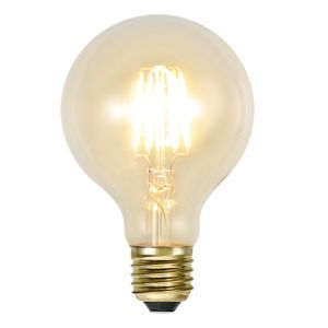George E27 Stor glödlampa, G80, 2w extra atmosfärisk vit, dimbar