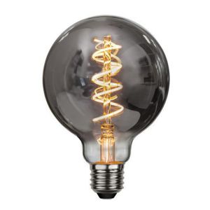 Rökglas E27 LED lampa Reda, G95, 4w, 2200K (extra atmosfäriskt vit)