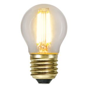 3-stegs dimbar E27 kullampa, 4w extra atmosfärisk vit