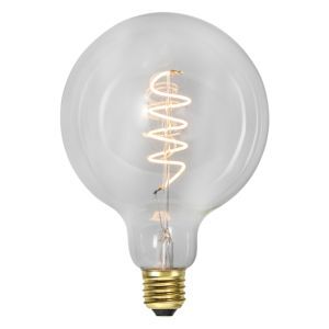 3-stegs dimbar E27 filament spiral stor sfär G125, 4w extra atmosfärisk vit