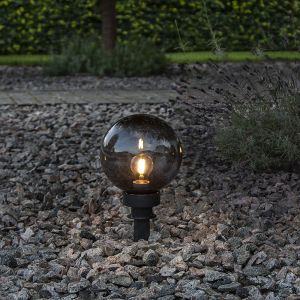 Modern trädgårdsspotlight svart, Aize, IP44