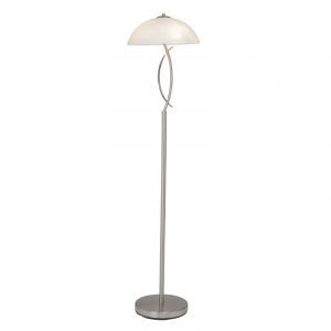 Glas golvlampa krom, Ishara, med brytare