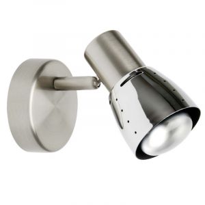 Metall vägglampa krom, Rieko