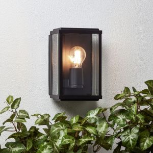 Industri utelampa svart, Jaeva, IP44