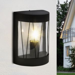 Industri utelampa svart, Jaynah, IP44