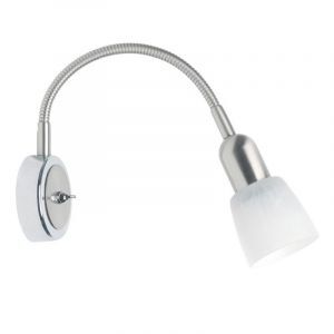 Metall vägglampa krom, Ingo