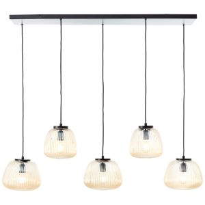 Retro fönsterlampa bärnstensfärgad, Neha