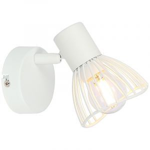 Modern vägglampa vit, Aina