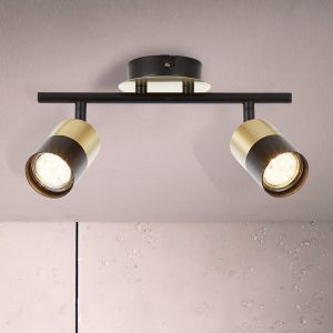Modern taklampa mässing, Cato