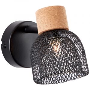 Kork väggspotlight svart, Kayo