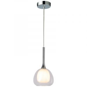 Modern fönsterlampa krom, Emmelien