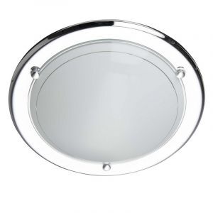 Glas taklampa krom, Angely